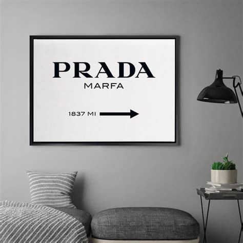 quadro prada marfa|prada marfa wall art.